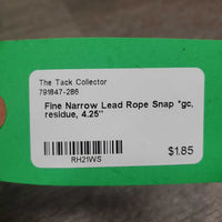 Fine Narrow Lead Rope Snap *gc, residue