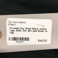 Hvy Wool Show Jacket *vgc, older, mnr dirt, pills
