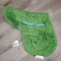 Fitted Fleece Hunter Saddle Pad *gc, older, clean, clumpy
