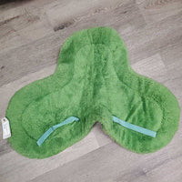Fitted Fleece Hunter Saddle Pad *gc, older, clean, clumpy
