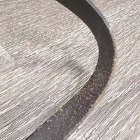 Flat Leather Nose Band ONLY *fair, v.dry, v.stiff, older, scrapes, deep creases
