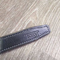 Narrow Leather Belt, Spur Buckle "ASJA Medal Series" *like new, older
