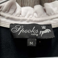 SS Show Shirt, 1/4 Button up, snap collar, ruffles *gc, older, rubs, pills, dingy collar
