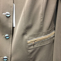 Technical Show Jacket, suede collar, zipper, snaps *vgc, clean, older, mnr snags, seam puckers
