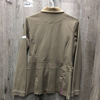 Technical Show Jacket, suede collar, zipper, snaps *vgc, clean, older, mnr snags, seam puckers
