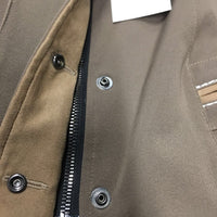 Technical Show Jacket, suede collar, zipper, snaps *vgc, clean, older, mnr snags, seam puckers