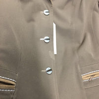 Technical Show Jacket, suede collar, zipper, snaps *vgc, clean, older, mnr snags, seam puckers