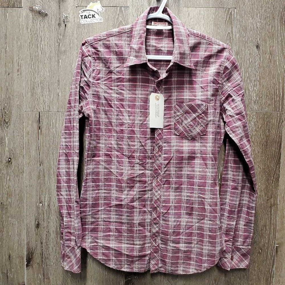 LS Western Shirt, buttons *gc, crinkles, puckers