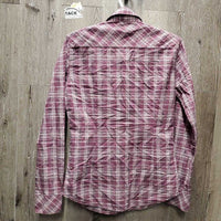 LS Western Shirt, buttons *gc, crinkles, puckers