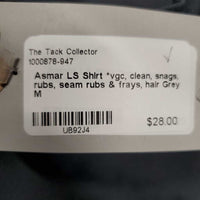 LS Shirt *vgc, clean, snags, rubs, seam rubs & frays, hair
