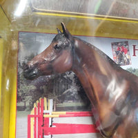 #1439 - Retired Collector's Edition Hickstead Breyer, cooler, box *new in box, UNOPENED, mnr dirt