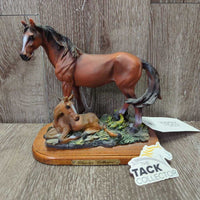 Vintage "Elegante Collection" Mare and Foal Statuette *xc
