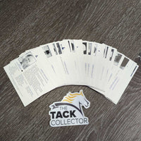 40 "Equi-Stars" Playing Cards, Plastic Case *vgc, clean, broken hinge, stains, rubs, older
