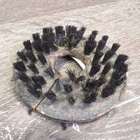 "Fennel"? Leather Back Bristle Bit Burr *fair, bent, film, residue, peeled inside
