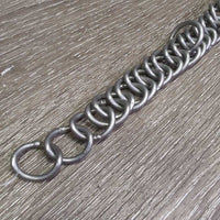 Thick Hvy Curb Chain *gc, tarnished, older, clean
