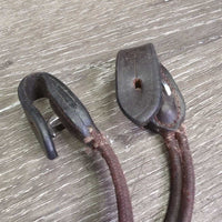 Nylon Rope Pelham Bit Convertors *gc/fair, stains, rubs, dirty, frayed ends
