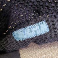 Crochet Ear Bonnet Fly Veil, charm *gc, clean, v.faded, discolored, snags, rugbs
