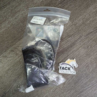 2 Rubber Heel Quarter Boots, bag *new, older

