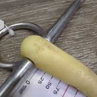 Full Cheek Single Joint Bit *fair, vchewed, sharp!, residue, staine, older
