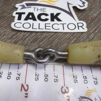 Full Cheek Single Joint Bit *fair, vchewed, sharp!, residue, staine, older
