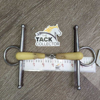 Full Cheek Single Joint Bit *fair, vchewed, sharp!, residue, staine, older
