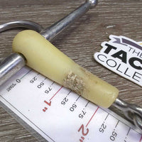 Full Cheek Single Joint Bit *fair, vchewed, sharp!, residue, staine, older
