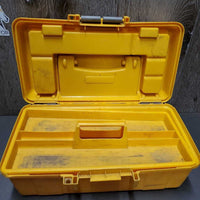 Tool Box, tray *gc/fair, dirty, broken corner
