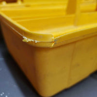Tool Box, tray *gc/fair, dirty, broken corner
