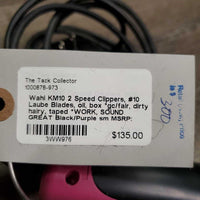 2 Speed Clippers, #10 Laube Blades, oil, box *gc/fair, dirty, hairy, taped *WORK, SOUND GREAT
