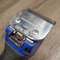 5 Speed Clippers, box, oil, #10 Andis blade, box *gc, hairy, dirty cord *WORK, SOUND GREAT