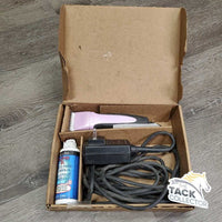 5 Speed Clippers, box, oil, #10 Andis blade *gc, hairy, dirty cord, WORK, SOUND LOUD
