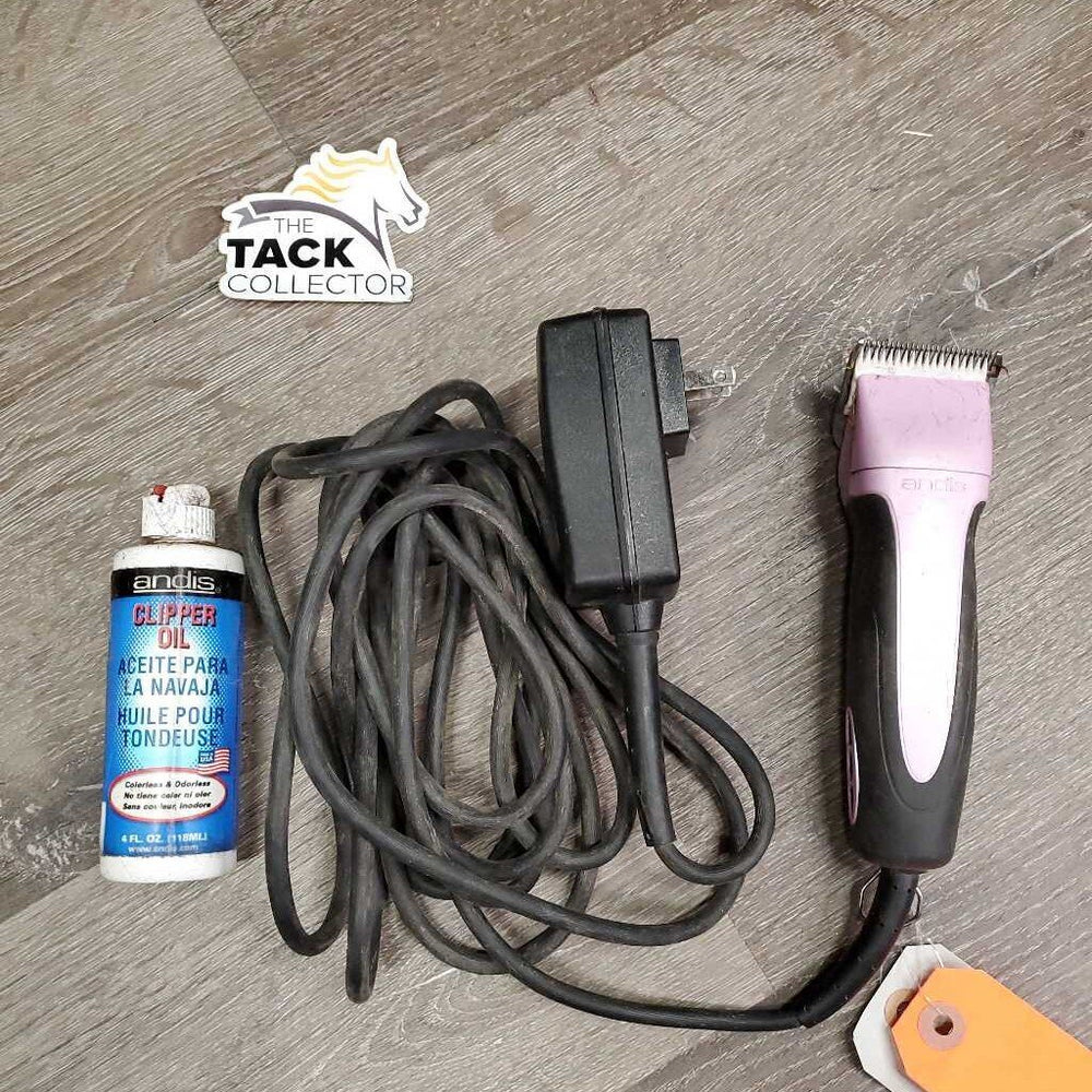 5 Speed Clippers, box, oil, #10 Andis blade *gc, hairy, dirty cord, WORK, SOUND LOUD