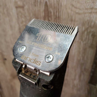 Clippers, #10 Andis Blades, case *gc, dirty, hairy, WORK, SOUND GOOD, mnr rough, older
