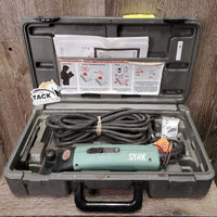 Corded Body Clippers, Fine Blades, Grease, Brush, Case *gc, hairy, dirty, v.hairy screen, WORK, SOUND GOOD
