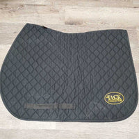 Quilt Jumper Pad, "The Tack Collector" *vgc, older, clean, faded, mnr hole, rubs, pills, hair, puckers, residue
