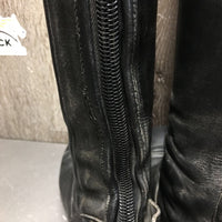 Field Boots, zips *vgc, clean, mnr dirt, film & manure, heel rubs
