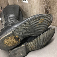 Field Boots, zips *vgc, clean, mnr dirt, film & manure, heel rubs
