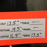 Field Boots, zips *vgc, clean, mnr dirt, film & manure, heel rubs
