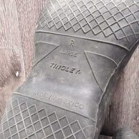 Pr Soft Rubber Boot Covers *gc, dirty, faded, stains
