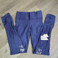 Full Sticky Seat Riding Tight Breeches, Pull On, Pockets *vgc/xc, mnr rubs
