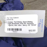 Full Sticky Seat Riding Tight Breeches, Pull On, Pockets *vgc/xc, mnr rubs
