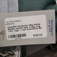 160g Winter Blanket, detach neck, 2 legs, bag *new, tags, v. wpf
