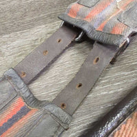 Cotton Web Lungeing Surcingle, Girth *gc, older, faded, dirty, folded girth
