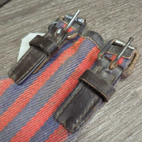 Cotton Web Lungeing Surcingle, Girth *gc, older, faded, dirty, folded girth
