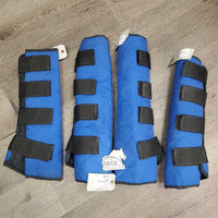 Front & Hind Shipping Boots *vgc/xc, clean, mnr dirt?stain, older
