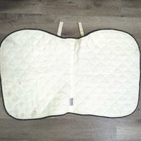 Quilt & Terry Cloth Jumper Pad *vgc/xc, older, clean, mnr faded, snags, threads, rubs & hair
