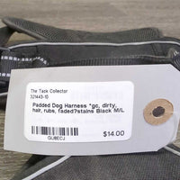 Hvy Duty Padded Dog Harness *gc, dirty, hair, rubs, faded?stains
