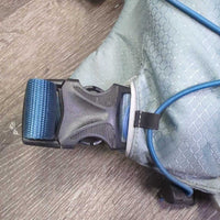 "Arcadia Trail" Dog Harness & Water Bladder *gc, stains?dingy, rubs, threads
