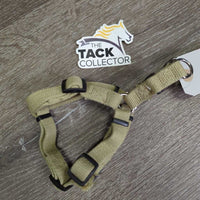 "New Earth" Cotton Web Dog Harness *gc, clean, rubs, Missing? D Ring
