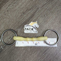 Loose Ring Rubber Mullen Mouth Bit *vgc/gc, clean, stains, rubs, discolored, bent
